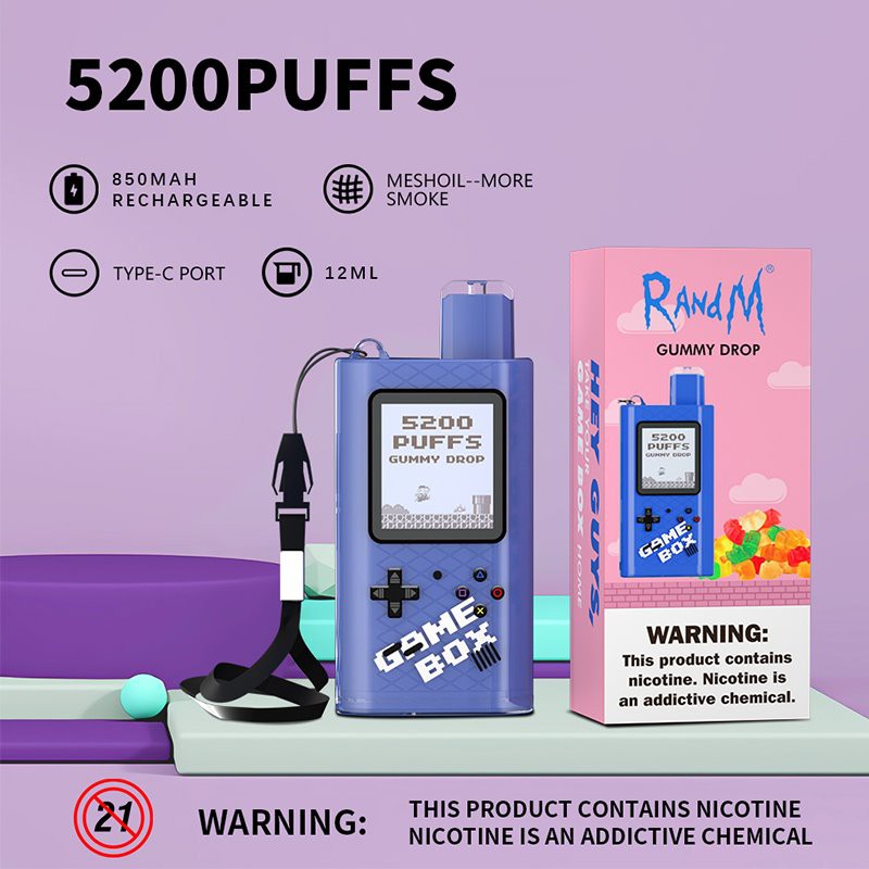 Randm Game box 5200 Puff Disposable Vape 1