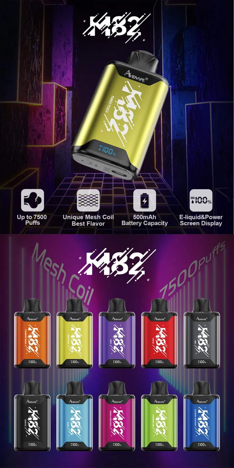 Aviavape M82 7500 3 Aviavape M82 7500 3