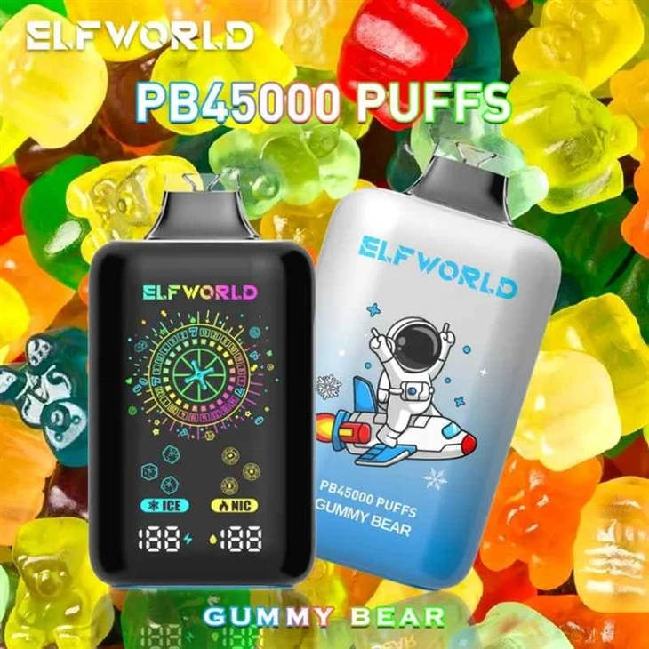 एल्फवर्ल्ड PB45000 ICE NIC नियंत्रण vape