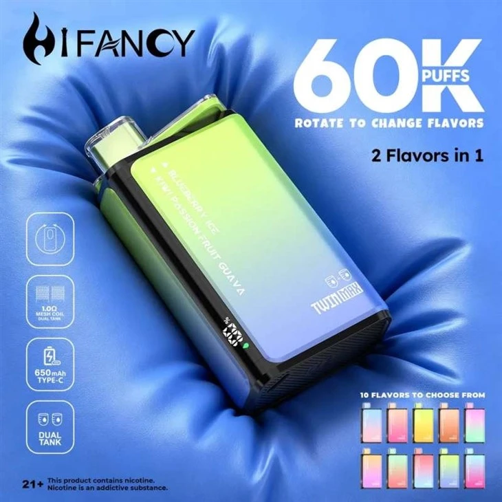 HIFANCY TWIN MAX 60K PUFFS high quality