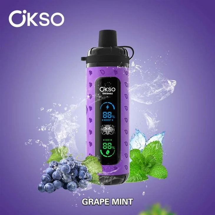 grape mint OKSO Shisha Max 40k