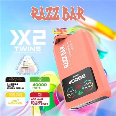 RAZZ BAR 40K डुअल फ्लेवर