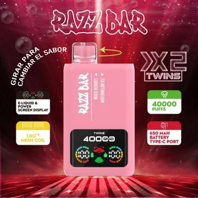 RAZZBAR 40K डुअल फ्लेवर