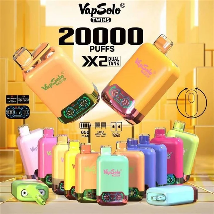 VapSolo ट्विन्स 20K पफ्स वेप