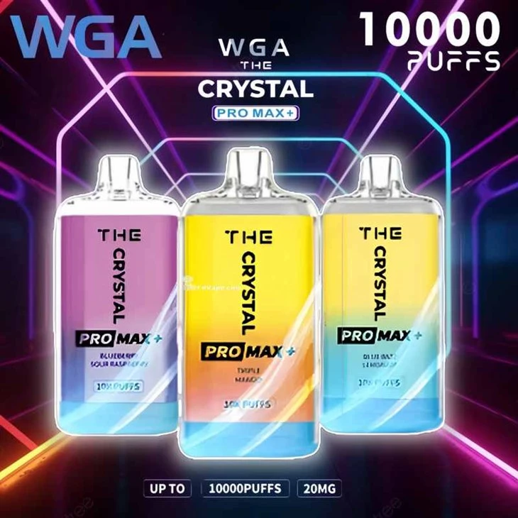 WGA द क्रिस्टल प्रो मैक्स + 10K PUFFS